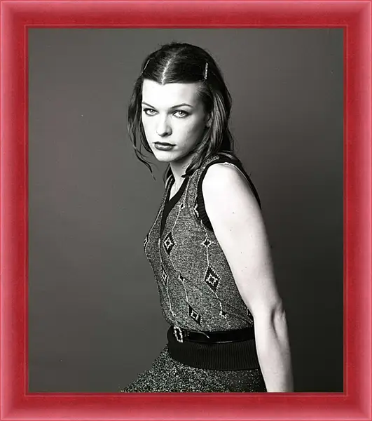 Картина в раме - Милла Йовович. Milla Jovovich Картина в раме - Милла Йовович. Milla Jovovich