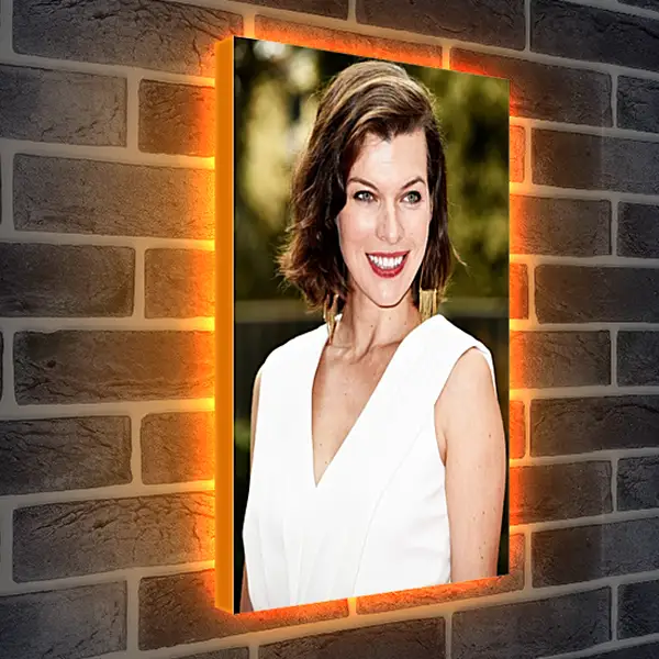 Лайтбокс световая панель - Милла Йовович. Milla Jovovich Лайтбокс световая панель - Милла Йовович. Milla Jovovich