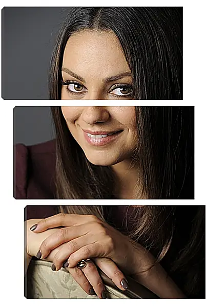 Модульная картина - Мила Кунис. Mila Kunis Модульная картина - Мила Кунис. Mila Kunis
