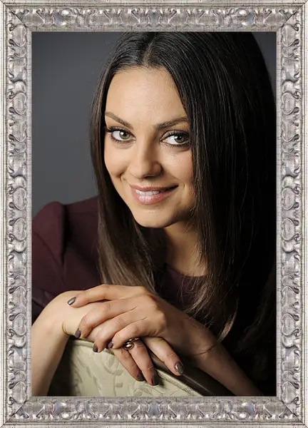 Картина в раме - Мила Кунис. Mila Kunis Картина в раме - Мила Кунис. Mila Kunis
