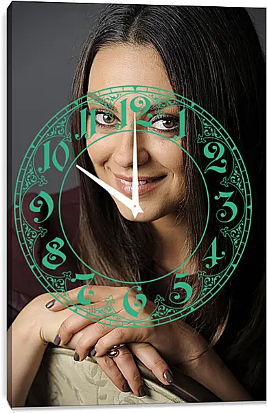 Часы картина - Мила Кунис. Mila Kunis Часы картина - Мила Кунис. Mila Kunis