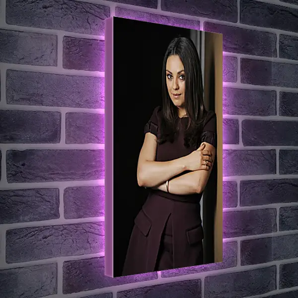Лайтбокс световая панель - Мила Кунис. Mila Kunis Лайтбокс световая панель - Мила Кунис. Mila Kunis