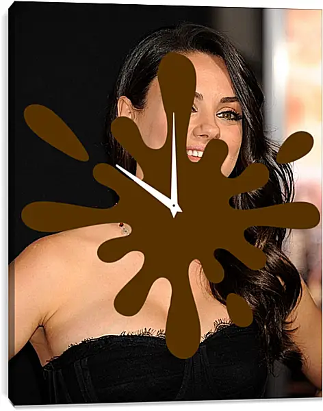 Часы картина - Мила Кунис. Mila Kunis Часы картина - Мила Кунис. Mila Kunis