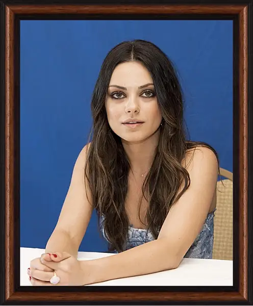 Картина в раме - Мила Кунис. Mila Kunis Картина в раме - Мила Кунис. Mila Kunis