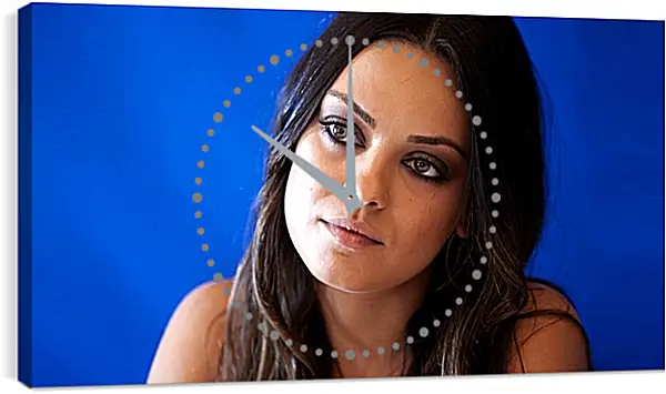 Часы картина - Мила Кунис. Mila Kunis Часы картина - Мила Кунис. Mila Kunis