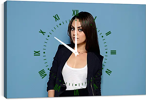Часы картина - Мила Кунис. Mila Kunis Часы картина - Мила Кунис. Mila Kunis