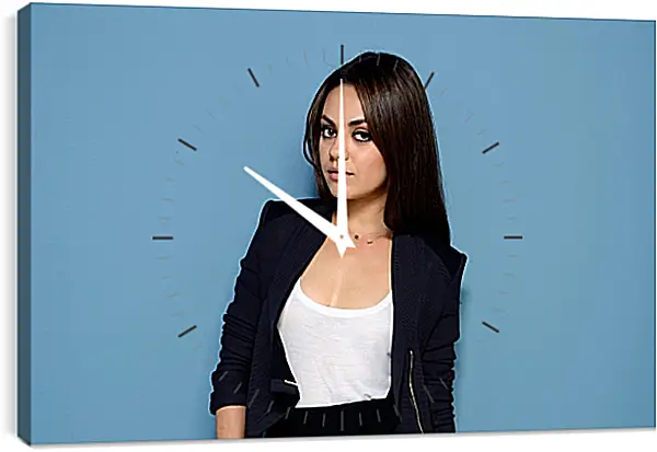 Часы картина - Мила Кунис. Mila Kunis Часы картина - Мила Кунис. Mila Kunis