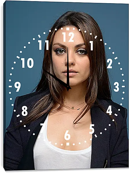 Часы картина - Мила Кунис. Mila Kunis Часы картина - Мила Кунис. Mila Kunis