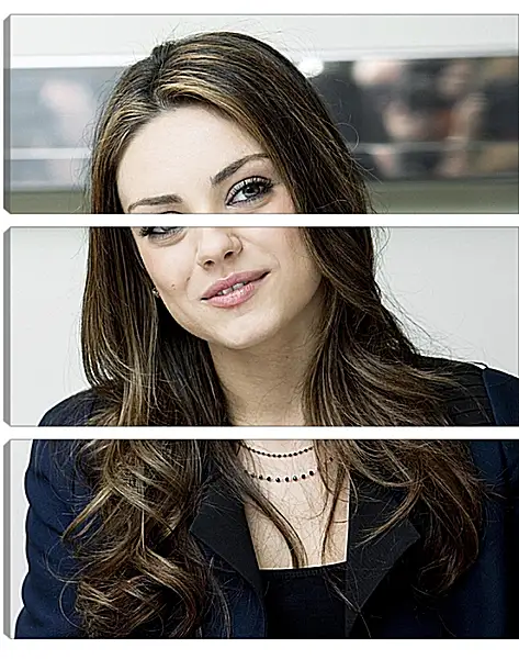 Модульная картина - Мила Кунис. Mila Kunis Модульная картина - Мила Кунис. Mila Kunis
