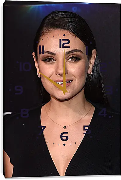 Часы картина - Мила Кунис. Mila Kunis Часы картина - Мила Кунис. Mila Kunis