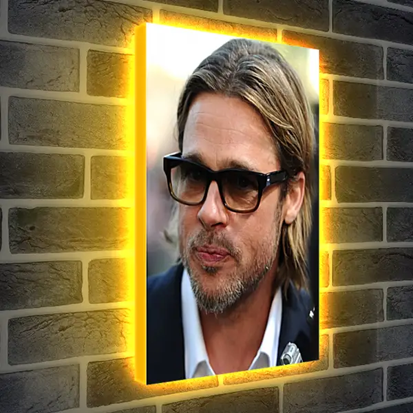 Лайтбокс световая панель - Брэд Питт. Brad Pitt Лайтбокс световая панель - Брэд Питт. Brad Pitt