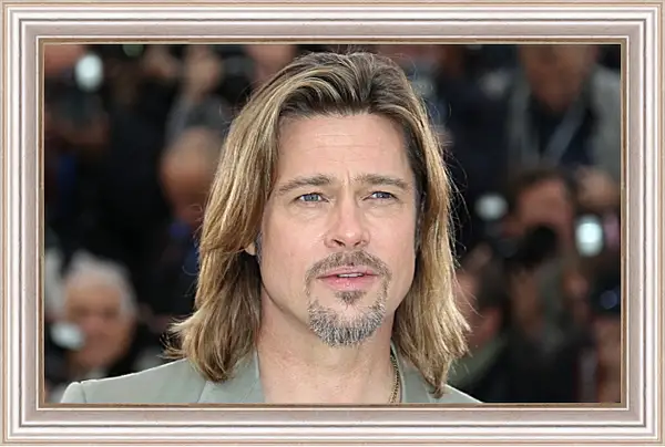 Картина в раме - Брэд Питт. Brad Pitt Картина в раме - Брэд Питт. Brad Pitt