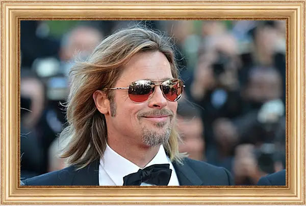 Картина в раме - Брэд Питт. Brad Pitt Картина в раме - Брэд Питт. Brad Pitt