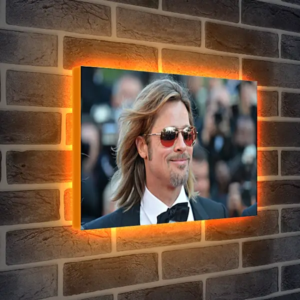 Лайтбокс световая панель - Брэд Питт. Brad Pitt Лайтбокс световая панель - Брэд Питт. Brad Pitt