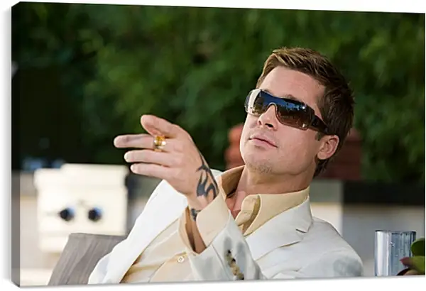 Постер на подрамнике - Брэд Питт. Brad Pitt Постер на подрамнике - Брэд Питт. Brad Pitt