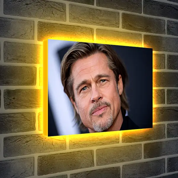 Лайтбокс световая панель - Брэд Питт. Brad Pitt Лайтбокс световая панель - Брэд Питт. Brad Pitt