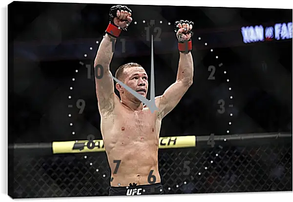 Часы картина - UFC. MMA. Пётр Ян Часы картина - UFC. MMA. Пётр Ян