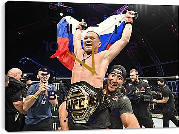 Часы картина - UFC. MMA. Пётр Ян Часы картина - UFC. MMA. Пётр Ян