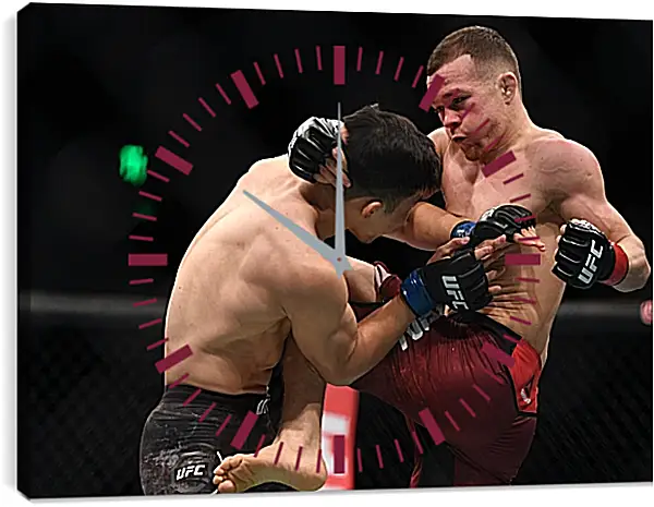 Часы картина - UFC. MMA. Пётр Ян Часы картина - UFC. MMA. Пётр Ян