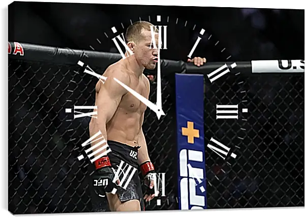 Часы картина - UFC. MMA. Пётр Ян Часы картина - UFC. MMA. Пётр Ян