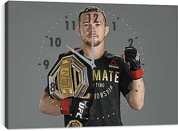 Часы картина - UFC. MMA. Пётр Ян Часы картина - UFC. MMA. Пётр Ян