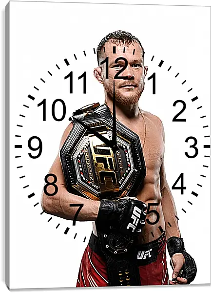 Часы картина - UFC. MMA. Пётр Ян Часы картина - UFC. MMA. Пётр Ян