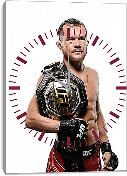 Часы картина - UFC. MMA. Пётр Ян Часы картина - UFC. MMA. Пётр Ян