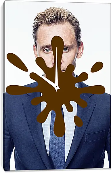 Часы картина - Том Хиддлстон. Thomas Hiddleston Часы картина - Том Хиддлстон. Thomas Hiddleston
