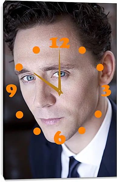 Часы картина - Том Хиддлстон. Thomas Hiddleston Часы картина - Том Хиддлстон. Thomas Hiddleston