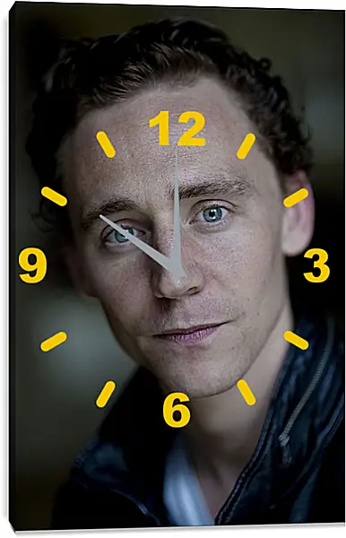 Часы картина - Том Хиддлстон. Thomas Hiddleston Часы картина - Том Хиддлстон. Thomas Hiddleston