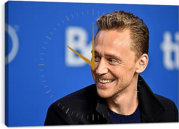Часы картина - Том Хиддлстон. Thomas Hiddleston Часы картина - Том Хиддлстон. Thomas Hiddleston