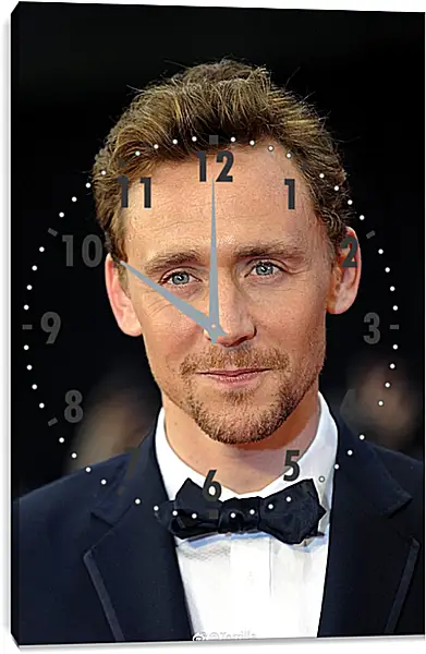 Часы картина - Том Хиддлстон. Thomas Hiddleston Часы картина - Том Хиддлстон. Thomas Hiddleston