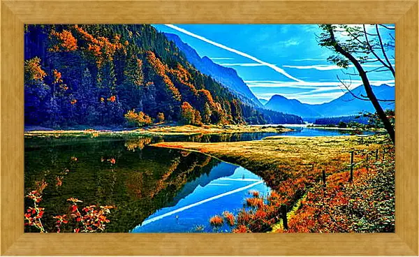 Картина в раме - Осень Картина в раме - Осень
