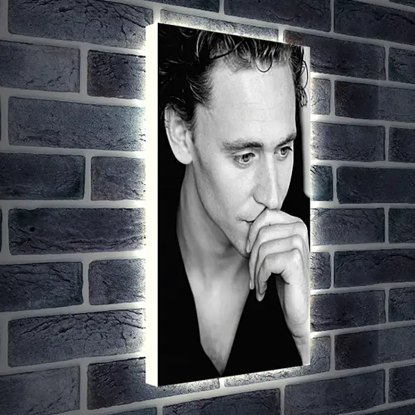 Лайтбокс световая панель - Том Хиддлстон. Thomas Hiddleston Лайтбокс световая панель - Том Хиддлстон. Thomas Hiddleston