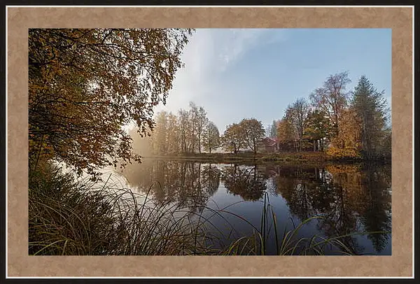 Картина в раме - Осень Картина в раме - Осень