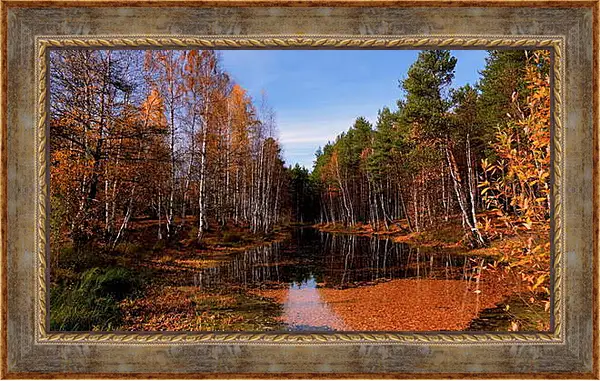 Картина в раме - Осень Картина в раме - Осень