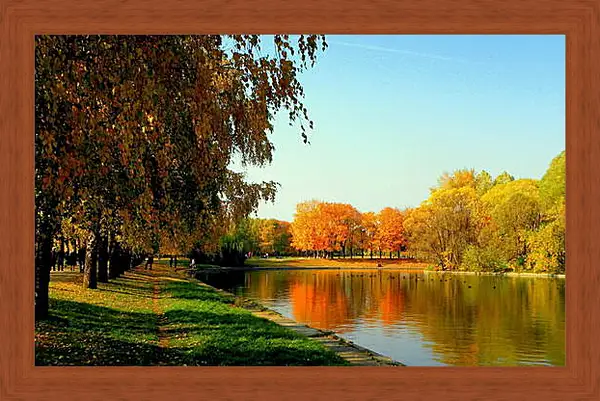 Картина в раме - Осень Картина в раме - Осень