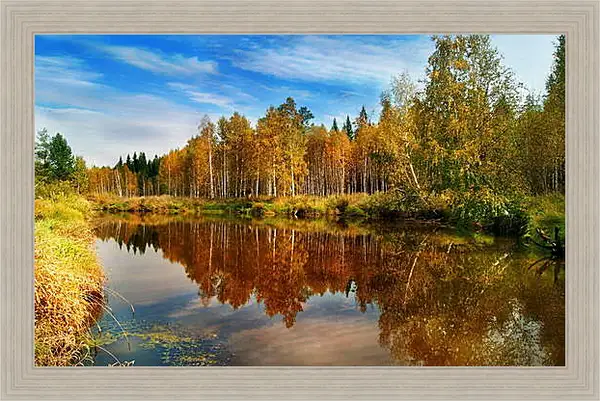 Картина в раме - Осень Картина в раме - Осень