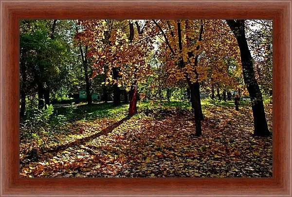 Картина в раме - Осень Картина в раме - Осень