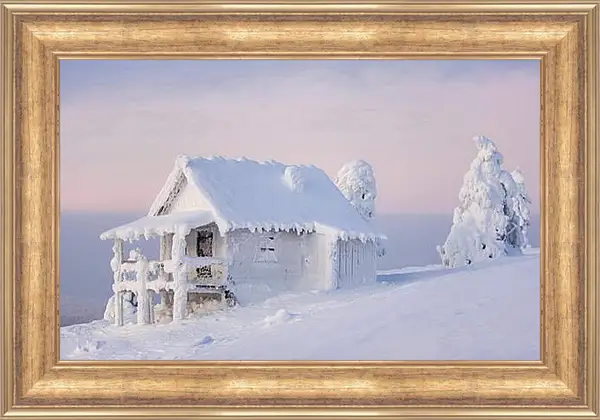 Картина в раме - Зима Картина в раме - Зима