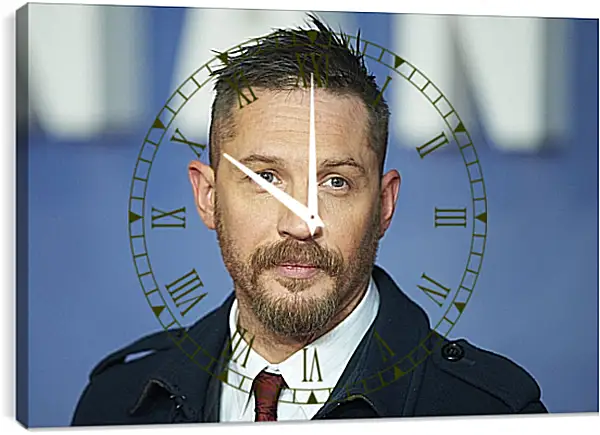 Часы картина - Том Харди. Tom Hardy Часы картина - Том Харди. Tom Hardy
