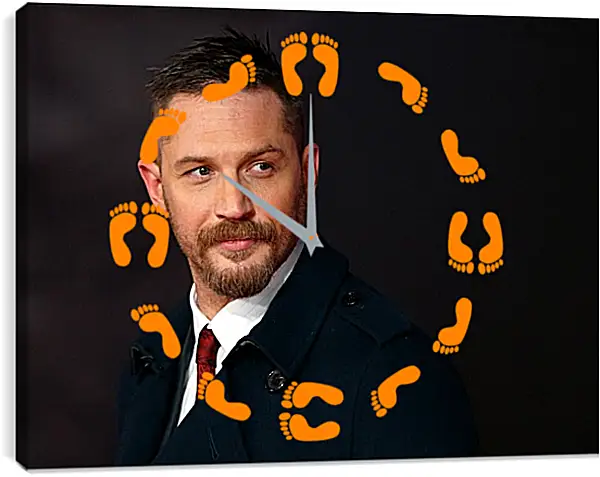 Часы картина - Том Харди. Tom Hardy Часы картина - Том Харди. Tom Hardy