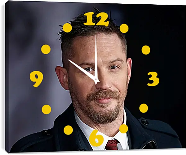 Часы картина - Том Харди. Tom Hardy Часы картина - Том Харди. Tom Hardy
