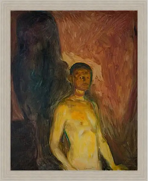 Картина в раме - Self-Portrait in Hell. Эдвард Мун Картина в раме - Self-Portrait in Hell. Эдвард Мун