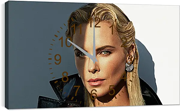Часы картина - Шарлиз Терон. Charlize Theron Часы картина - Шарлиз Терон. Charlize Theron