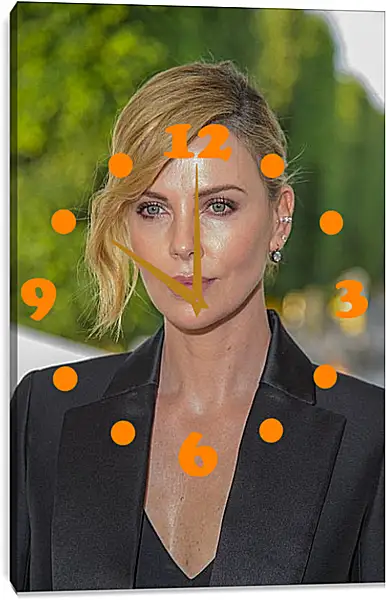 Часы картина - Шарлиз Терон. Charlize Theron Часы картина - Шарлиз Терон. Charlize Theron