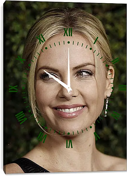 Часы картина - Шарлиз Терон. Charlize Theron Часы картина - Шарлиз Терон. Charlize Theron
