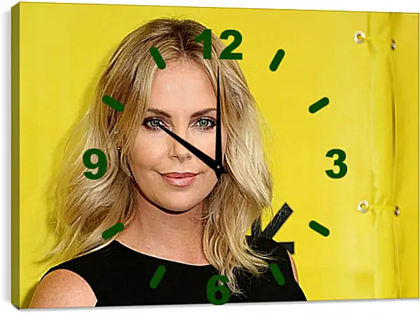 Часы картина - Шарлиз Терон. Charlize Theron Часы картина - Шарлиз Терон. Charlize Theron
