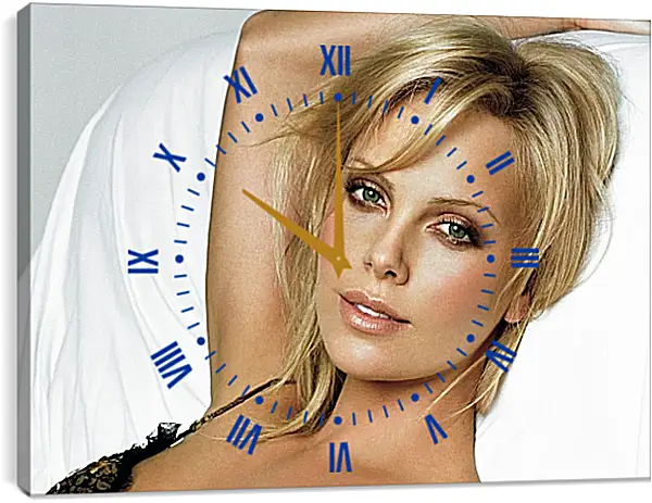 Часы картина - Шарлиз Терон. Charlize Theron Часы картина - Шарлиз Терон. Charlize Theron