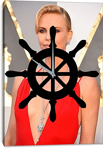 Часы картина - Шарлиз Терон. Charlize Theron Часы картина - Шарлиз Терон. Charlize Theron